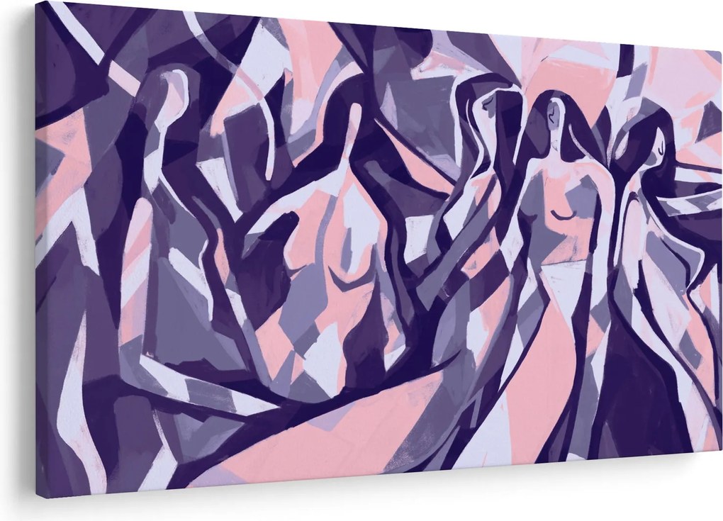 Kép - absztrakt nők (90x60 cm)