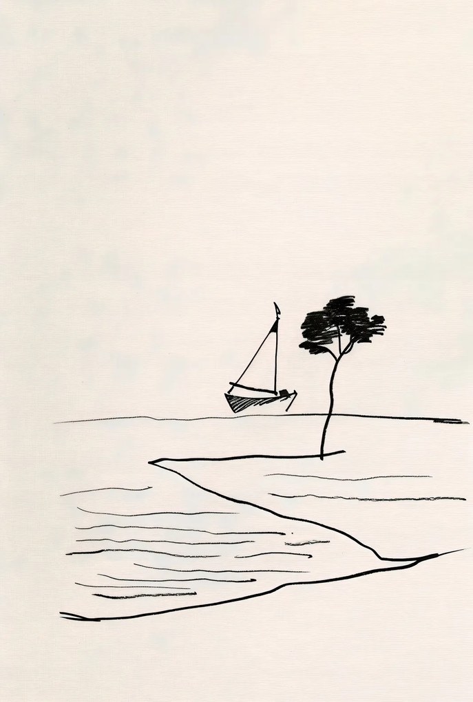 Poszter 68x101cm Tengerparti nyugalom