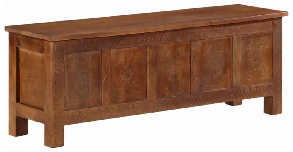 tömör mangófa tárolóláda 110 x 30 x 40 cm