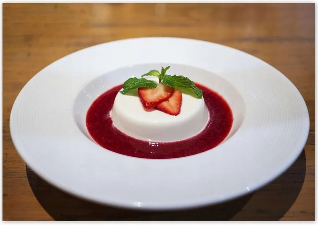 Poszterek 100x70 Desszert eperrel