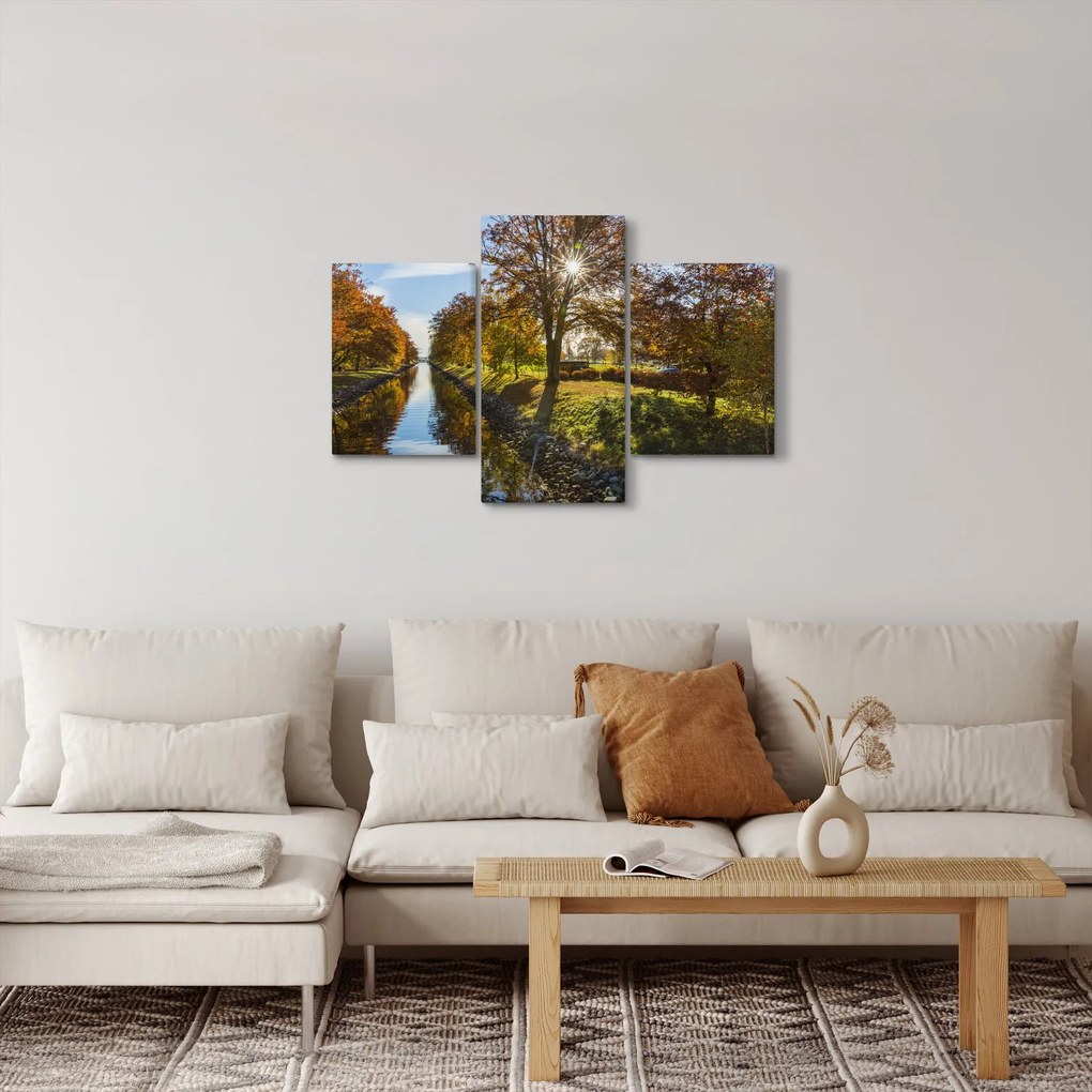 Vízi csatorna képe (90x60 cm)