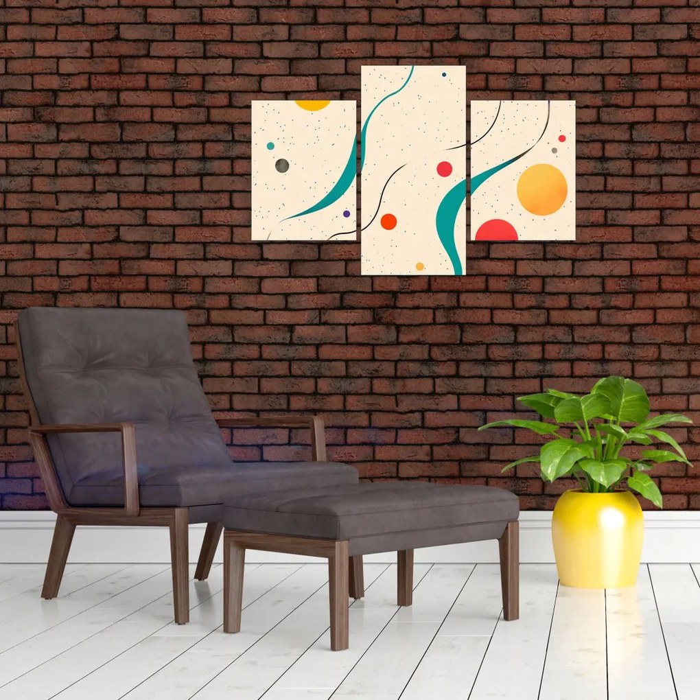 Kép - Minimalista színes illusztráció (90x60 cm)