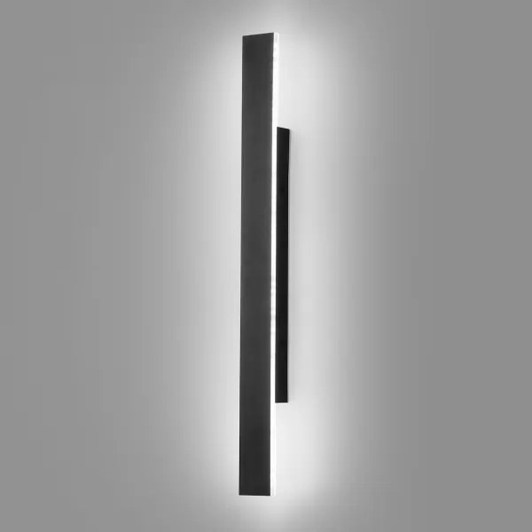 LED kültéri fali lámpatest WOW LED/11W/230V 3000/4000/6000K 60 cm IP54 fekete