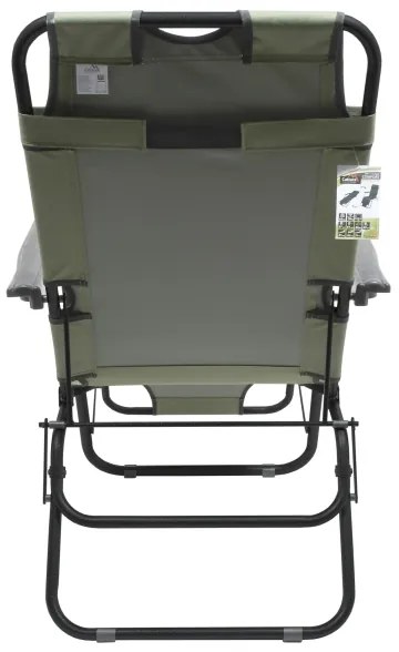 Összecsukható állítható szék zöld/fekete