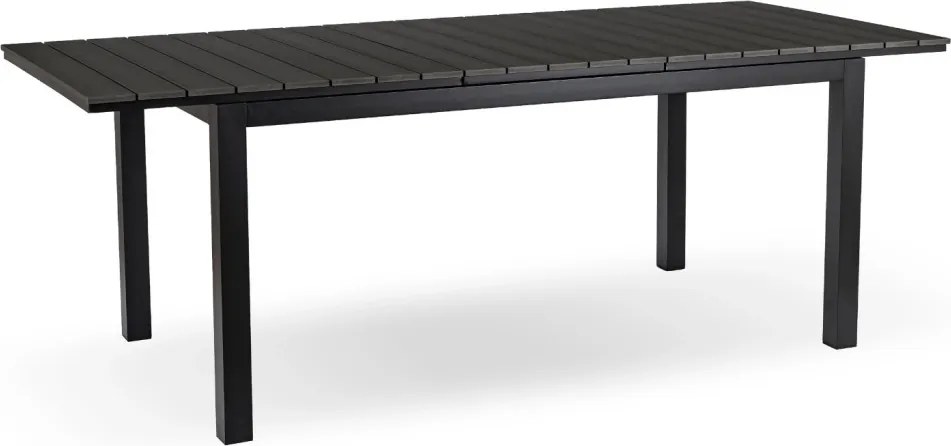 ARGOS kerti asztal 160-210 cm, sötétszürke tölgy-fekete