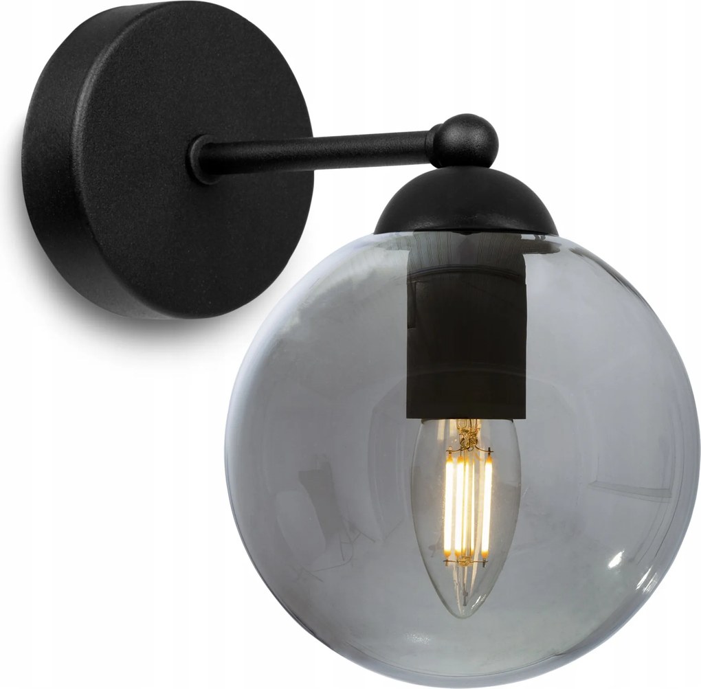 Fali Lámpa Elegáns Üveg Fali Lámpa A Nappaliba