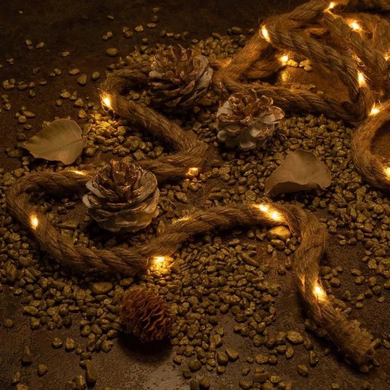 LED dekoratív kötélkészlet 25 LED meleg fehér 3 db