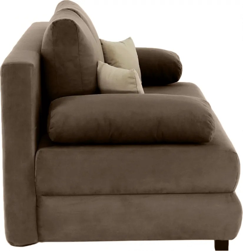 Kanapé ágyfunkcióval, capuccino/bézs, CLIV