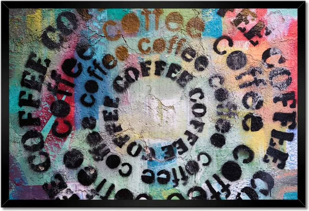 Poszterek keretben 60x40 Graffiti Utcaművészet