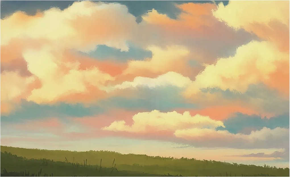 Fotótapéta Flizelina Nappali és Hálószoba Ég felhők 416x254 Ragasztó