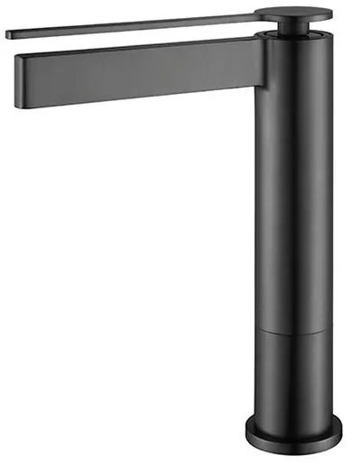 AREZZO design ELEGANT magasított mosdócsaptelep, gun metal