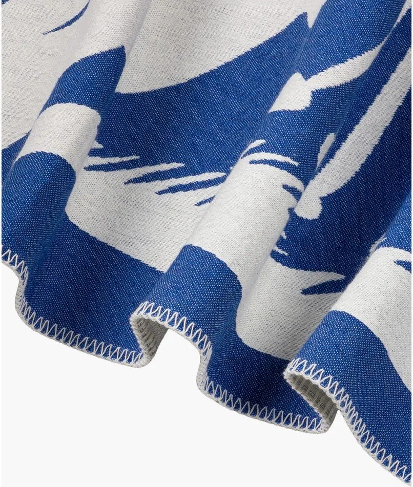 Kék takaró 165x200 cm Lino – noo.ma