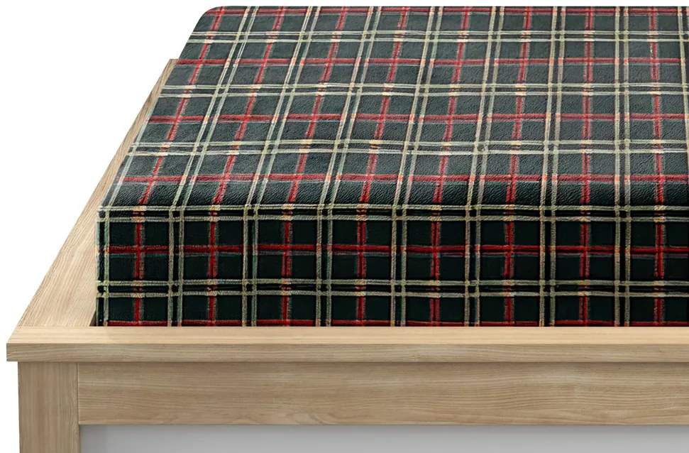 Mikroplüss lepedő GLENMOORE 90x200 cm zöld