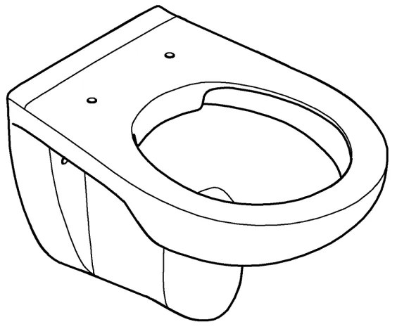 GROHE 39427000 - Függesztett WC BAU CERAMIC 368 x 531 mm kerámia/fehér