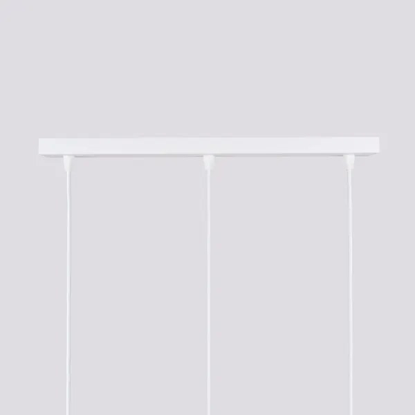 Sollux SL.1537 - Csillár zsinóron KARBON 3xGU10/10W/230V fehér