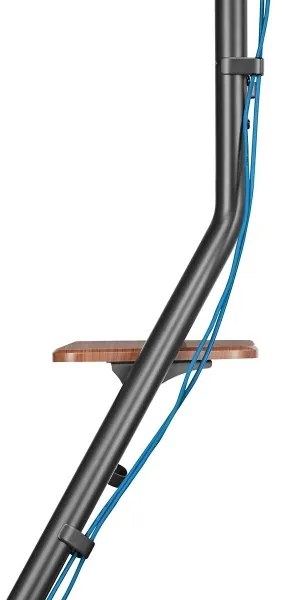 Nedis TVSM6200BK - Állvány TV-hez 37-75", fekete/barna