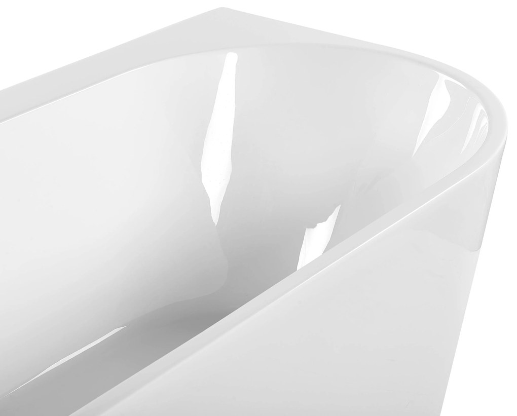 Fehér fürdőkád 170 x 80 cm HARVEY Beliani