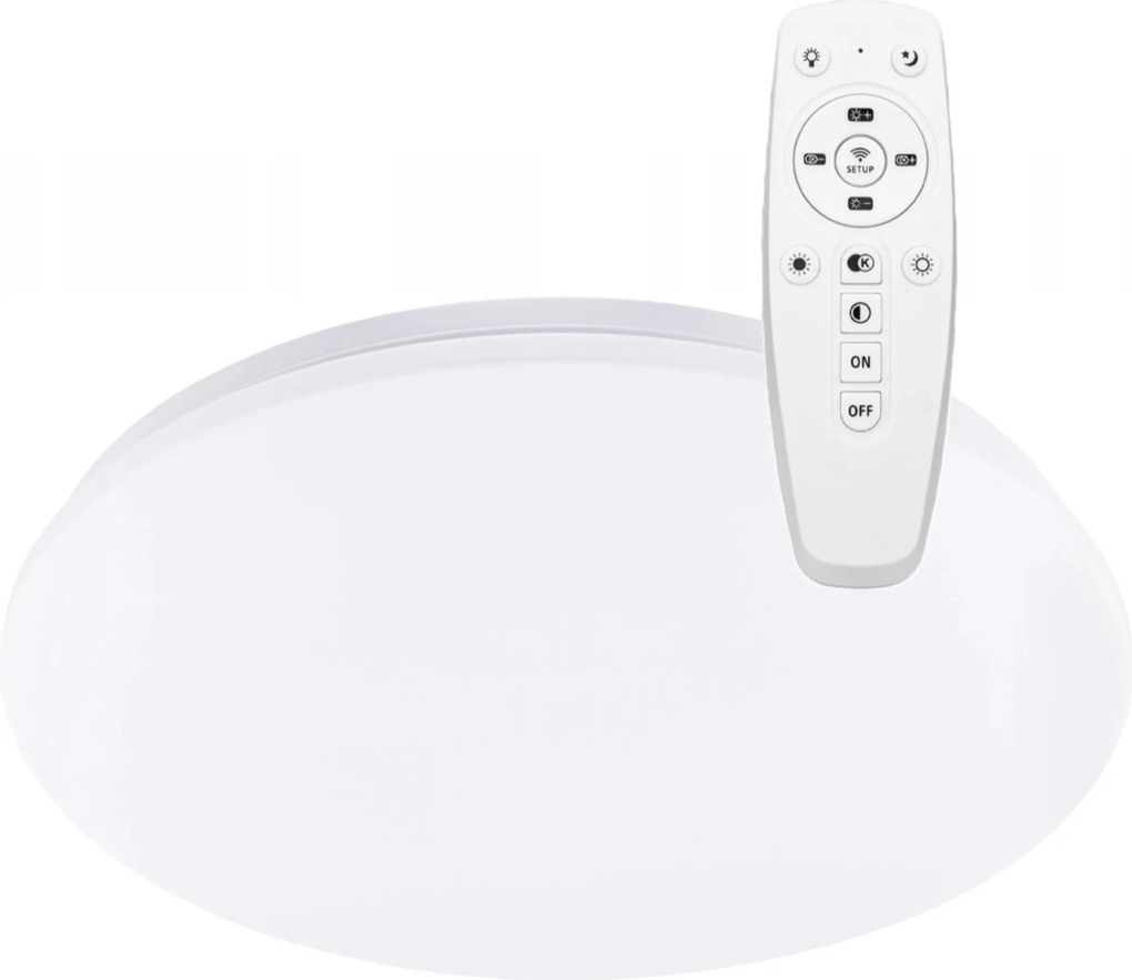 Led Plafon Lámpa Távirányítóval Szín- és Teljesítményváltás Állítható 72 W 40cm