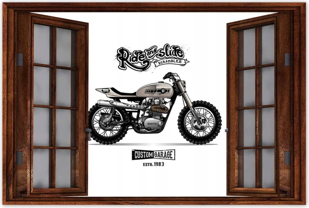 Poszterek 90x60 Motorkerékpár Antik Vintage