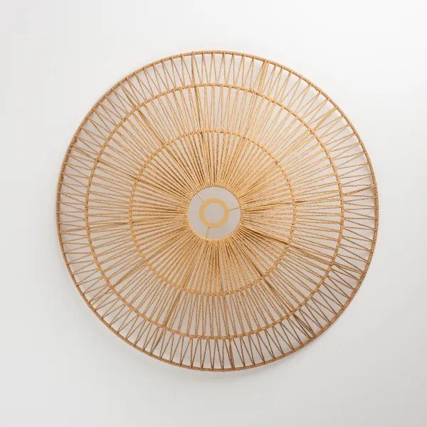 Brilagi - CERIA BOHO LED felületre szerelhető csillár, 1xE27/40W/230V, Ø 70 cm, barna