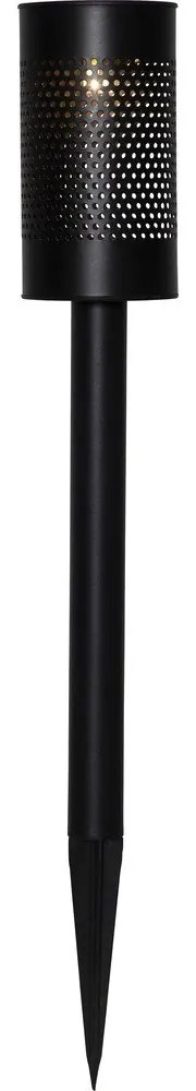 Blace fekete napelemes LED világítás rozsdamentes acélból, magasság 46 cm - Star Trading