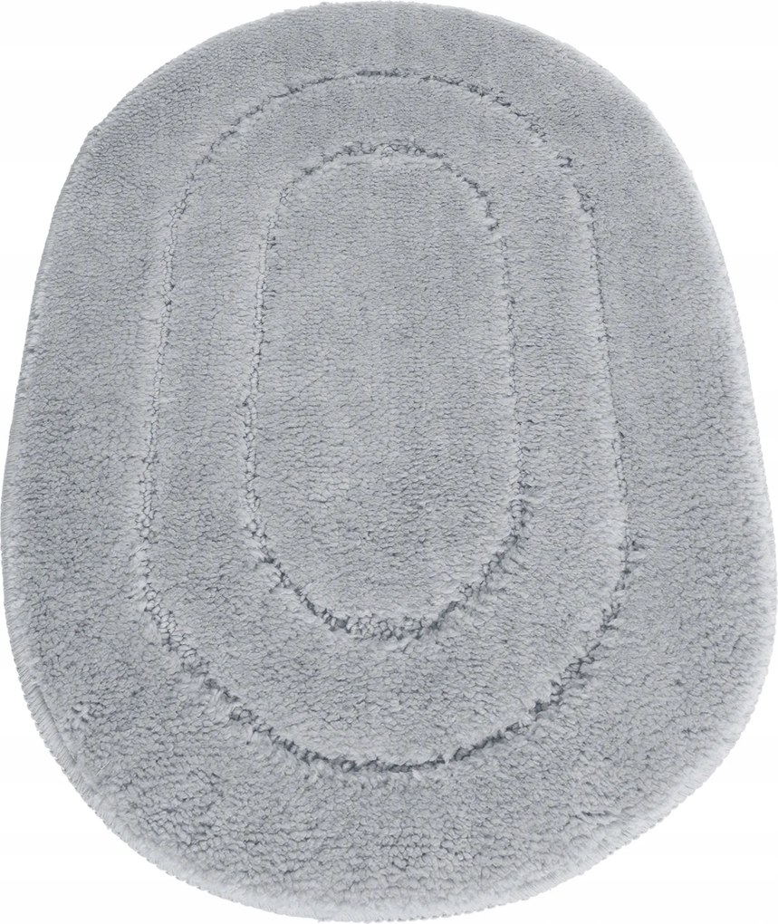 Szürke, Csúszásgátló, Mosható, Puha, Nedvszívó Fürdőszobaszőnyeg 40x60 CM