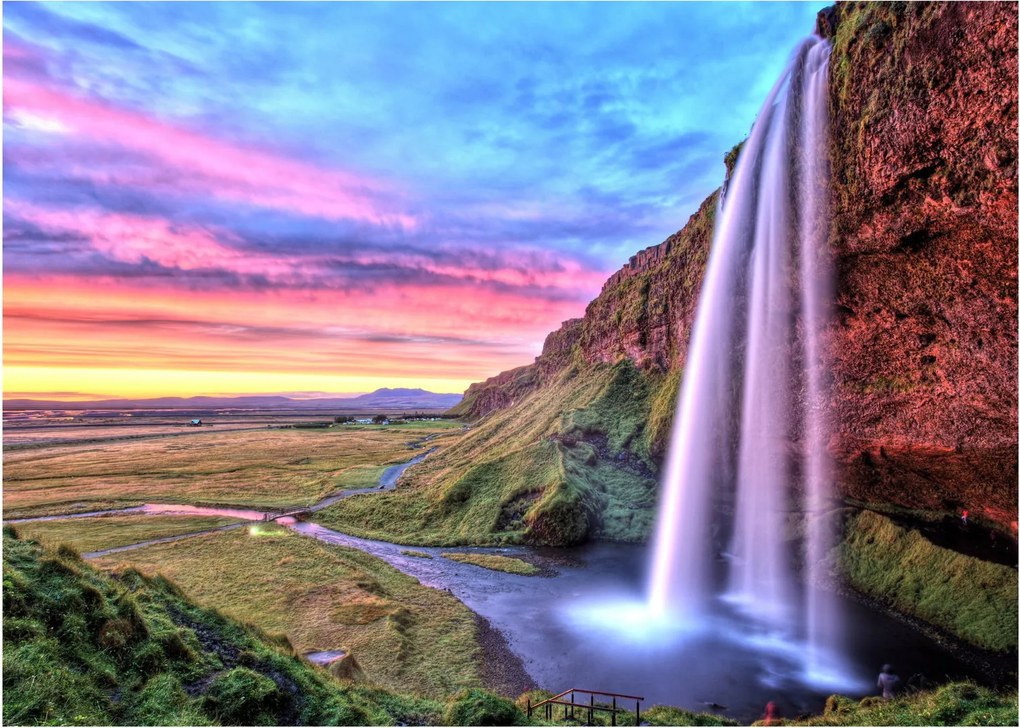 Kép - Seljalandsfoss vízesés (70x50 cm)