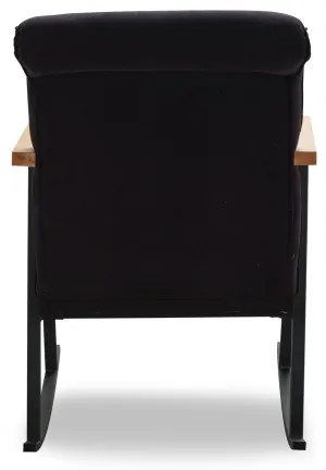 LUNI hintaszék, fekete