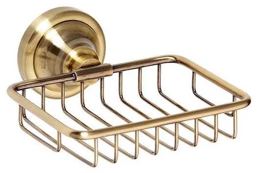 Bronz színű szappantartó, 14x6,5 cm