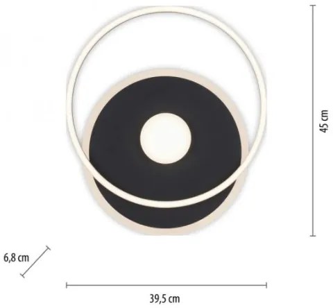 JUST LIGHT. 15046-18 - LED Dimmelhető mennyezeti lámpa DOMINO LED/26,5W/230V