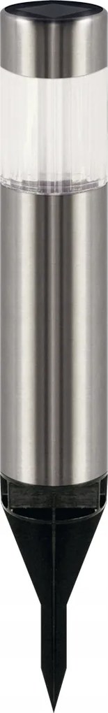 Napelemes beszúrós kerti lámpa Hel 32 0,06W 6500K króm