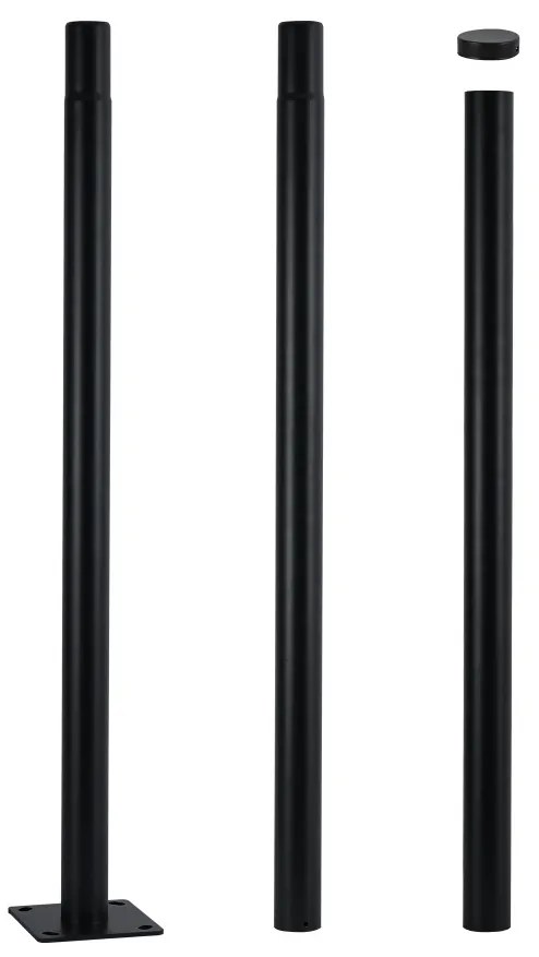 Brilagi - Fémoszlop URBAN kültéri világításhoz, 3 m, fekete