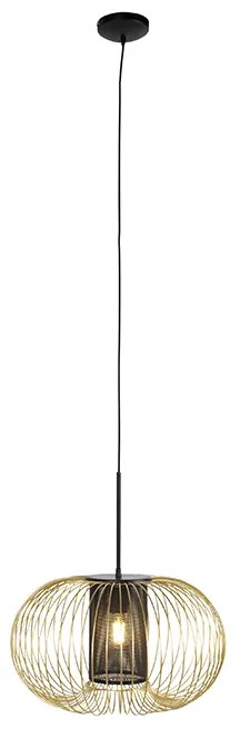 Design lógólámpa arany fekete színben 50 cm - Marnie