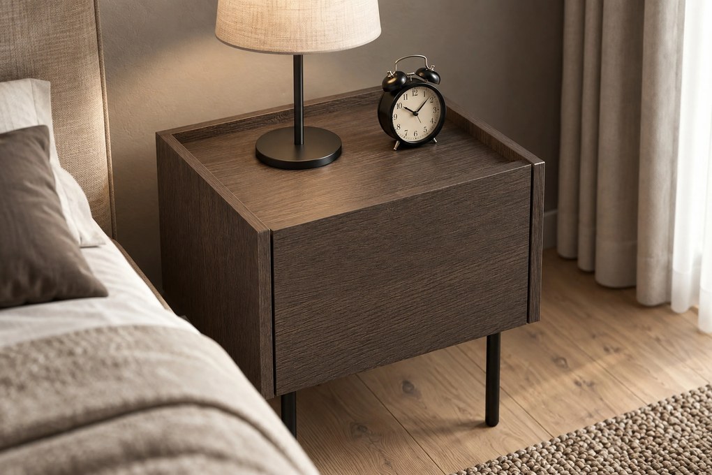 Dunari fiókos éjjeliszekrény 45 cm - dunin tölgy