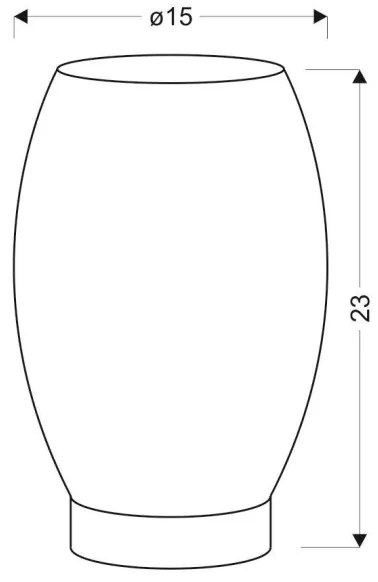 Asztali lámpa Venus 1xE27/60W/230V fekete/arany
