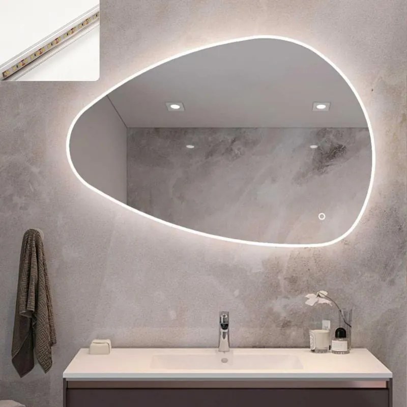AREZZO design LED tükör 55x80