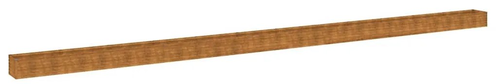 corten acél kerti magaságyás 1152x50x36 cm