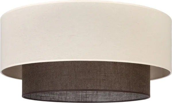 Brilagi - BOHO STYLE LED mennyezeti lámpa 3xE27/15W/230V, átmérő 60 cm, krémszínű/barna