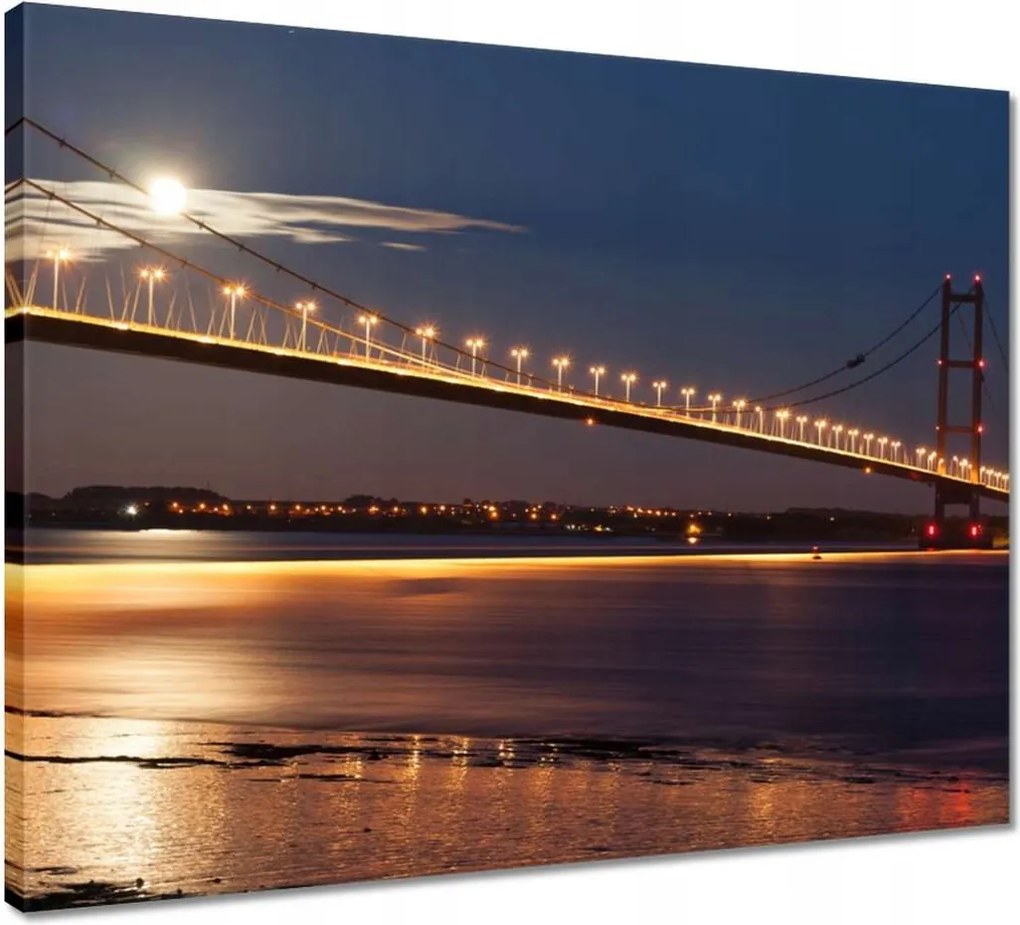 Vászonkép 50x40 Megvilágított híd