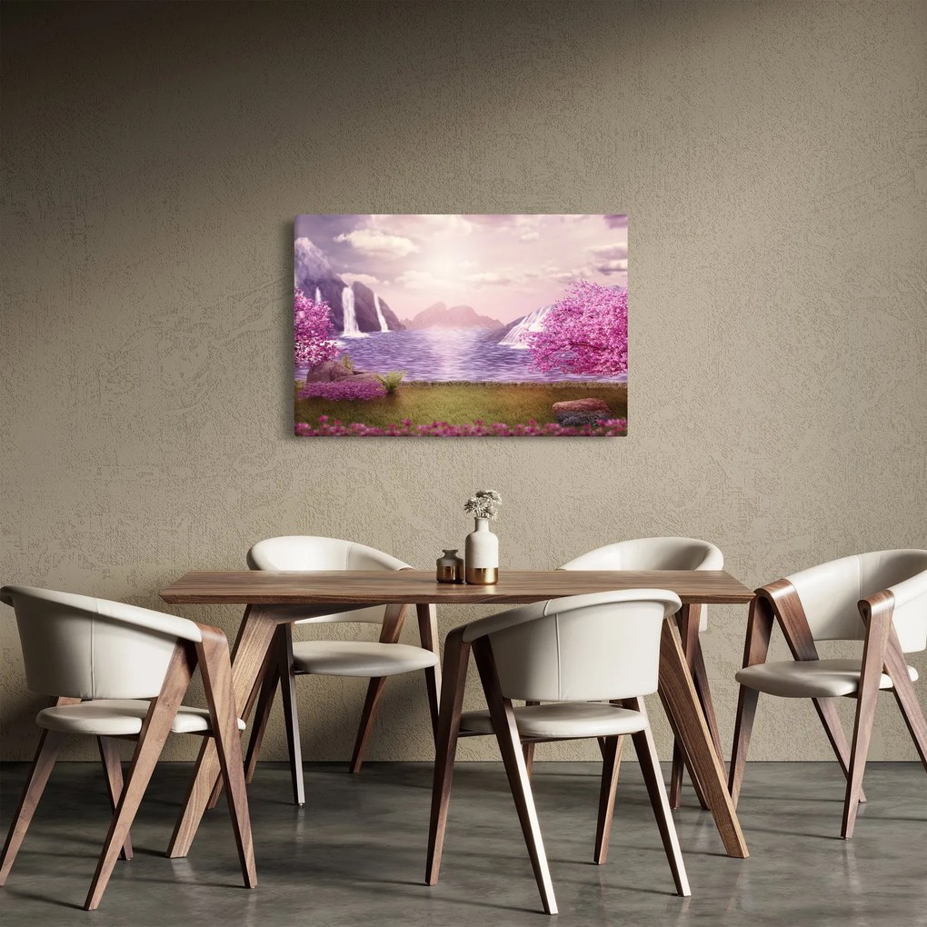 Tó képe (90x60 cm)