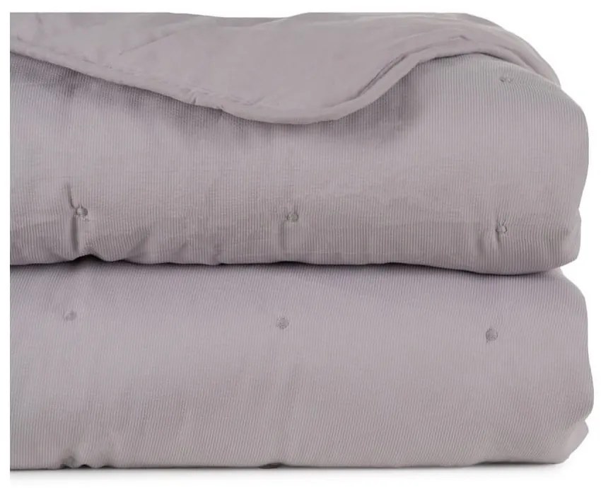 Szürke steppelt ágytakaró 180x260 cm – Ixia