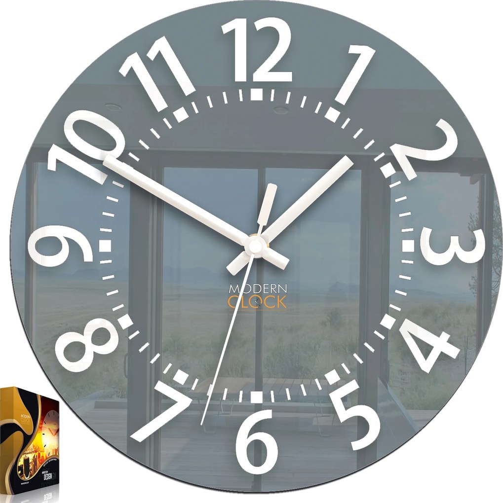 Stílusos Lukas falióra – csendes szerkezet, fényes 3D, jól látható 28 cm