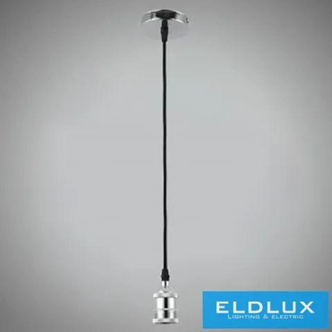 UNIVERSO Függeszték fém foglalattal 1xE27 max. 240V 60w 2 méter króm