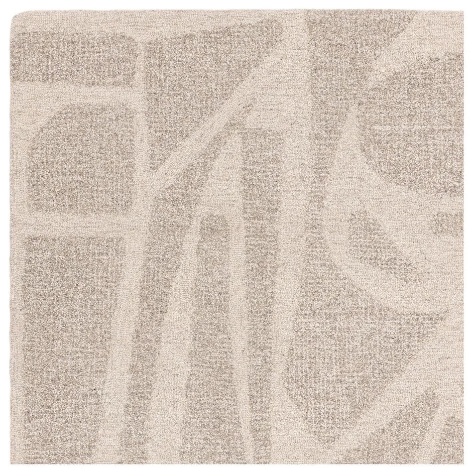 Krémszínű kézi szövésű gyapjú szőnyeg 120x170 cm Loxley – Asiatic Carpets