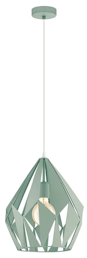 EGLO 49026 - Csillár zsinóron CARLTON-P 1xE27/60W/230V