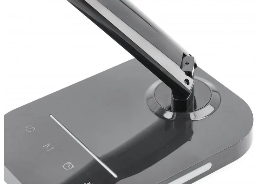 Lámpa Asztali GALE 8W, 550lm, AC220-240V, 5-CCT, 10 fokozatú fényerő, PF>0,5,RA>80, fekete