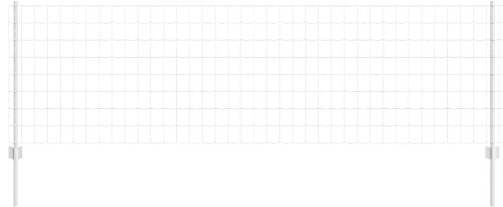 Euro Kerítés Készlet 2 db Galvanizált acél 25 x 0.8 m Tartós
