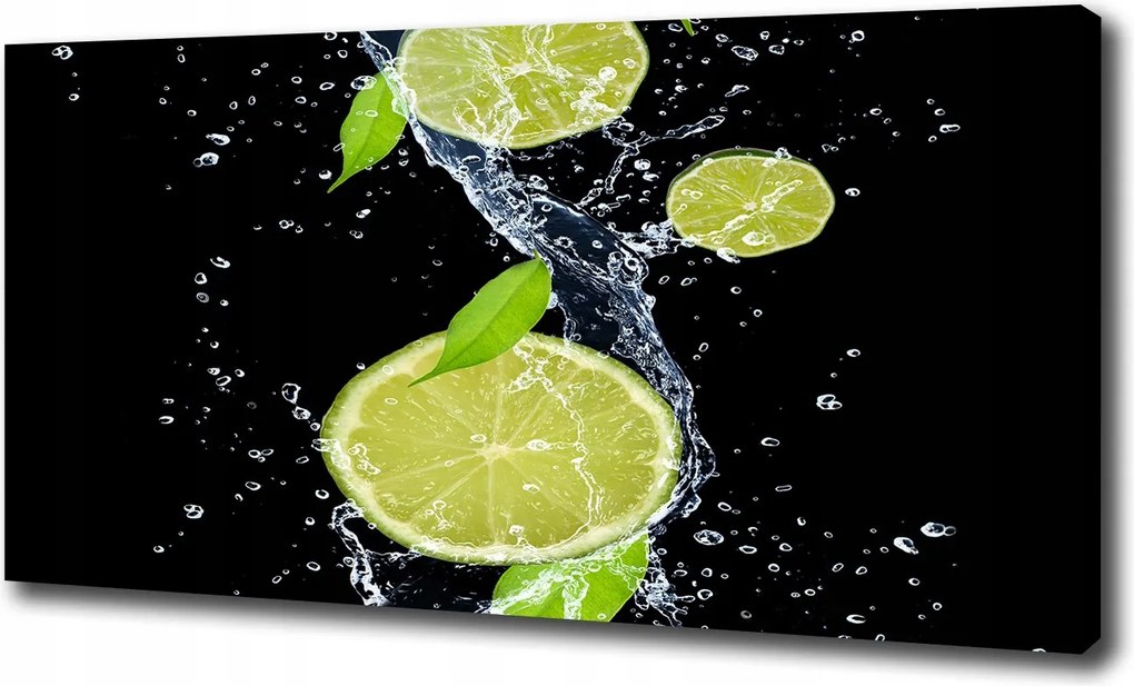 Vászonkép Lime és víz 100x70 cm
