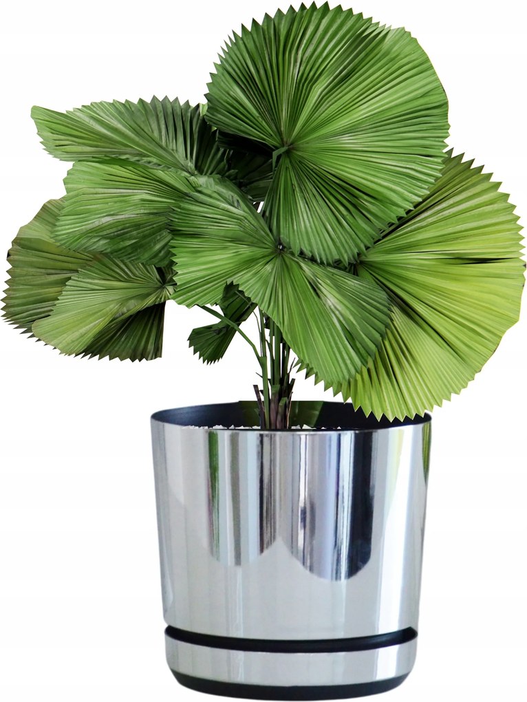 12 Virágcserép állvánnyal Tükör mintás fényes díszítés tükör efek glamour