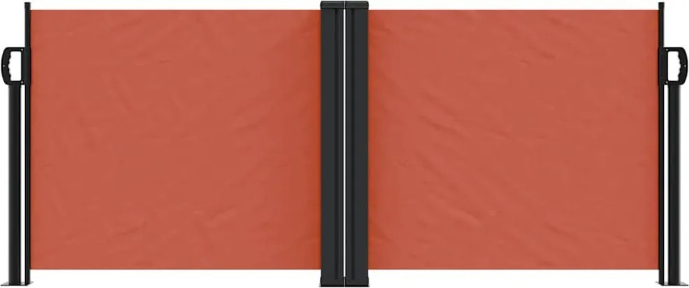 Terrakotta behúzható oldalsó napellenző 100 x 600 cm